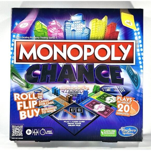 Monopoly Chance 2023 Hasbro Board Game New Factory Sealed - Picture 1 of 7